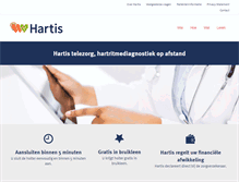 Tablet Screenshot of hartis.nl